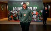 23 March 2025; Republic of Ireland goalkeeper Gavin Bazunu before the UEFA Nations League B/C Play-off 2nd Leg match between Republic of Ireland and Bulgaria at the Aviva Stadium in Dublin. Photo by Stephen McCarthy/Sportsfile