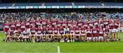 17 March 2025; The Presentation College Athenry team before the Masita GAA Hurling Post Primary Schools Croke Cup final match between Presentation College Athenry, Gaway and Thurles CBS, Tipperary at Croke Park in Dublin. Photo by Stephen Marken/Sportsfile