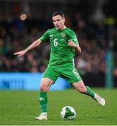 23 March 2025; Josh Cullen of Republic of Ireland during the UEFA Nations League B/C Play-off 2nd Leg match between Republic of Ireland and Bulgaria at the Aviva Stadium in Dublin. Photo by Stephen McCarthy/Sportsfile