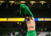 23 March 2025; Adam Idah of Republic of Ireland after the UEFA Nations League B/C Play-off 2nd Leg match between Republic of Ireland and Bulgaria at the Aviva Stadium in Dublin. Photo by Stephen McCarthy/Sportsfile