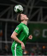 23 March 2025; Jimmy Dunne of Republic of Ireland during the UEFA Nations League B/C Play-off 2nd Leg match between Republic of Ireland and Bulgaria at the Aviva Stadium in Dublin. Photo by Stephen McCarthy/Sportsfile