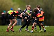 23 March 2025; Action during the De La Salle Palmerston U12s Rugby Blitz 2025 at Kirwan Park in Kiltiernan, Dublin. Photo by Seb Daly/Sportsfile
