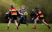 23 March 2025; Action during the De La Salle Palmerston U12s Rugby Blitz 2025 at Kirwan Park in Kiltiernan, Dublin. Photo by Seb Daly/Sportsfile