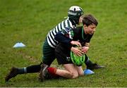 23 March 2025; Action during the De La Salle Palmerston U12s Rugby Blitz 2025 at Kirwan Park in Kiltiernan, Dublin. Photo by Seb Daly/Sportsfile