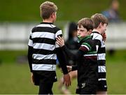 23 March 2025; Action during the De La Salle Palmerston U12s Rugby Blitz 2025 at Kirwan Park in Kiltiernan, Dublin. Photo by Seb Daly/Sportsfile