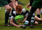 23 March 2025; Action during the De La Salle Palmerston U12s Rugby Blitz 2025 at Kirwan Park in Kiltiernan, Dublin. Photo by Seb Daly/Sportsfile