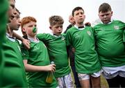 23 March 2025; Action during the De La Salle Palmerston U12s Rugby Blitz 2025 at Kirwan Park in Kiltiernan, Dublin. Photo by Seb Daly/Sportsfile