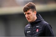 23 March 2025; Shane McGuigan of Derry before the Allianz Football League Division 1 match between Armagh and Derry at BOX-IT Athletic Grounds in Armagh. Photo by Ramsey Cardy/Sportsfile