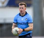 23 March 2025; Seán Bugler of Dublin during the Allianz Football League Division 1 match between Tyrone and Dublin at O'Neills Healy Park in Omagh, Tyrone. Photo by Ray McManus/Sportsfile