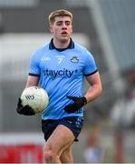 23 March 2025; Greg McEneaney of Dublin during the Allianz Football League Division 1 match between Tyrone and Dublin at O'Neills Healy Park in Omagh, Tyrone. Photo by Ray McManus/Sportsfile