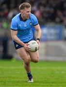 23 March 2025; Seán Bugler of Dublin during the Allianz Football League Division 1 match between Tyrone and Dublin at O'Neills Healy Park in Omagh, Tyrone. Photo by Ray McManus/Sportsfile
