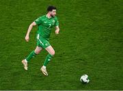 23 March 2025; Finn Azaz of Republic of Ireland during the UEFA Nations League B/C Play-off 2nd Leg match between Republic of Ireland and Bulgaria at the Aviva Stadium in Dublin. Photo by Sam Barnes/Sportsfile