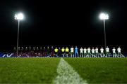 24 March 2025; Players and match officials before the U21 International Friendly match between Republic of Ireland and Hungary at Pinatar Arena in Murcia, Spain. Photo by Manu Reino/Sportsfile