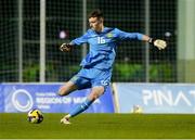24 March 2025; Republic of Ireland goalkeeper Noah Jauny during the U21 International Friendly match between Republic of Ireland and Hungary at Pinatar Arena in Murcia, Spain. Photo by Manu Reino/Sportsfile