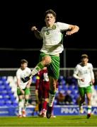 24 March 2025; Conor McManus of Republic of Ireland celebrates scoring his side's third goal during the U21 International Friendly match between Republic of Ireland and Hungary at Pinatar Arena in Murcia, Spain. Photo by Manu Reino/Sportsfile