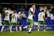 24 March 2025; Conor McManus of Republic of Ireland celebrates after scoring his side's second goal during the U21 International Friendly match between Republic of Ireland and Hungary at Pinatar Arena in Murcia, Spain. Photo by Manu Reino/Sportsfile