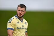 25 March 2025; Alex Nankivell during a Munster Rugby squad training session at the University of Limerick in Limerick. Photo by Shauna Clinton/Sportsfile