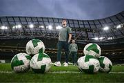 23 March 2025; Jimmy Dunne of Republic of Ireland before the UEFA Nations League B/C Play-off 2nd Leg match between Republic of Ireland and Bulgaria at the Aviva Stadium in Dublin. Photo by Stephen McCarthy/Sportsfile