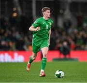 23 March 2025; Evan Ferguson of Republic of Ireland before the UEFA Nations League B/C Play-off 2nd Leg match between Republic of Ireland and Bulgaria at the Aviva Stadium in Dublin. Photo by Stephen McCarthy/Sportsfile