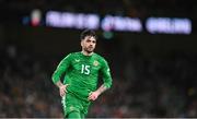 23 March 2025; Troy Parrott of Republic of Ireland during the UEFA Nations League B/C Play-off 2nd Leg match between Republic of Ireland and Bulgaria at the Aviva Stadium in Dublin. Photo by Stephen McCarthy/Sportsfile