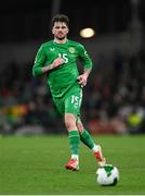 23 March 2025; Troy Parrott of Republic of Ireland during the UEFA Nations League B/C Play-off 2nd Leg match between Republic of Ireland and Bulgaria at the Aviva Stadium in Dublin. Photo by Stephen McCarthy/Sportsfile