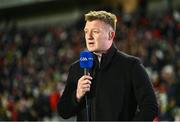 22 March 2025; RTÉ Sport analyst Joe Canning before the Allianz Hurling League Division 1A match between Cork and Galway at SuperValu Páirc Uí Chaoimh in Cork. Photo by Piaras Ó Mídheach/Sportsfile
