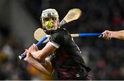 22 March 2025; Rory Burke of Galway during the Allianz Hurling League Division 1A match between Cork and Galway at SuperValu Páirc Uí Chaoimh in Cork. Photo by Piaras Ó Mídheach/Sportsfile