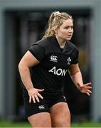 27 March 2025; Sadhbh McGrath during an Ireland Women's Rugby squad training session at the IRFU High Performance Centre in Dublin. Photo by Seb Daly/Sportsfile