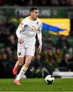 23 March 2025; Simeon Petrov of Bulgaria during the UEFA Nations League B/C Play-off 2nd Leg match between Republic of Ireland and Bulgaria at the Aviva Stadium in Dublin. Photo by Ben McShane/Sportsfile