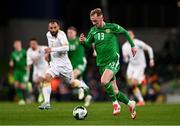 23 March 2025; Mark Sykes of Republic of Ireland during the UEFA Nations League B/C Play-off 2nd Leg match between Republic of Ireland and Bulgaria at the Aviva Stadium in Dublin. Photo by Ben McShane/Sportsfile