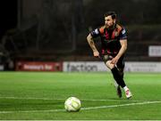 28 March 2025; Jordan Flores of Bohemians during the SSE Airtricity Men's Premier Division match between Bohemians and Galway United at Dalymount Park in Dublin. Photo by Thomas Flinkow/Sportsfile
