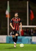 28 March 2025; Jordan Flores of Bohemians during the SSE Airtricity Men's Premier Division match between Bohemians and Galway United at Dalymount Park in Dublin. Photo by Thomas Flinkow/Sportsfile