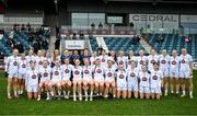 29 March 2025; The Kildare team before the Lidl Ladies National Football League Division 1 match between Kildare and Tyrone at Cedral St Conleth's Park in Newbridge, Kildare. Photo by David Fitzgerald/Sportsfile