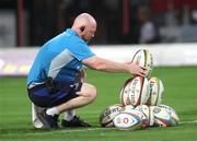 29 March 2025; Leinster senior kitman Jim Bastick before the United Rugby Championship match between Hollywoodbets Sharks and Leinster at Hollywoodbets Kings Park in Durban, South Africa. Photo by Shaun Roy/Sportsfile