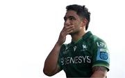 29 March 2025; Josh Ioane of Connacht after his side's defeat in the United Rugby Championship match between Connacht and Munster at Hastings Insurance MacHale Park in Castlebar, Mayo. Photo by Seb Daly/Sportsfile