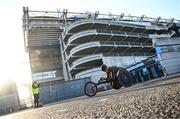 30 March 2025; Patrick Monahan passes Croke Park during the wheelchair race during the inaugural Dublin City Half Marathon. The 21km route began on O'Connell Street in the heart of Dublin City and led runners through the Northside, finishing back at Guild Street in the city centre. The event brought together thousands of participants—from elite athletes and club runners to charity entrants and first-time half marathoners—united in a shared celebration of running. Along the way, runners passed iconic landmarks including Croke Park, the tree-lined avenues of Killester and Raheny, the scenic Clontarf coastline, and the historic Five Lamps. The race, held in partnership with Dublin City Council – the official event partner – embraced the theme “Run Together – Thrive Together.” It was also proudly supported by Irish Life, a dedicated advocate for health and wellness. Photo by Seb Daly/Sportsfile