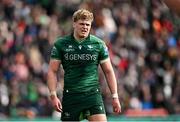 29 March 2025; Hugh Gavin of Connacht during the United Rugby Championship match between Connacht and Munster at Hastings Insurance MacHale Park in Castlebar, Mayo. Photo by Seb Daly/Sportsfile