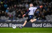 15 March 2025; Dublin goalkeeper Stephen Cluxton during the Allianz Football League Division 1 match between Dublin and Galway at Croke Park in Dublin. Photo by Piaras Ó Mídheach/Sportsfile
