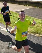 30 March 2025; Mark Scanlon passes through Clontarf during the inaugural Dublin City Half Marathon. The 21km route began on O'Connell Street in the heart of Dublin City and led runners through the Northside, finishing back at Guild Street in the city centre. The event brought together thousands of participants—from elite athletes and club runners to charity entrants and first-time half marathoners—united in a shared celebration of running. Along the way, runners passed iconic landmarks including Croke Park, the tree-lined avenues of Killester and Raheny, the scenic Clontarf coastline, and the historic Five Lamps. The race, held in partnership with Dublin City Council – the official event partner – embraced the theme “Run Together – Thrive Together.” It was also proudly supported by Irish Life, a dedicated advocate for health and wellness. Photo by Sam Barnes/Sportsfile