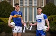 25 March 2025; Tipperary captain Steven O’Brien, left, and Waterford captain Conor Murray at the launch of the Munster GAA Senior Hurling and Football Championship 2025 at Muckross House in Killarney, Kerry. Photo by Brendan Moran/Sportsfile