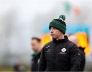 29 March 2025; London coach Anthony Nash during the Allianz Hurling League Division 3 final match between London and Mayo at Manguard Park in Newbridge, Kildare. Photo by Thomas Flinkow/Sportsfile