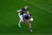 30 March 2025; Aidan O'Shea of Mayo in action against Jason Foley of Kerry during the Allianz Football League Division 1 final match between Kerry and Mayo at Croke Park in Dublin. Photo by Daire Brennan/Sportsfile