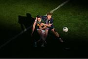 30 March 2025; Paul Geaney of Kerry in action against Ryan O'Donoghue of Mayo during the Allianz Football League Division 1 final match between Kerry and Mayo at Croke Park in Dublin. Photo by Daire Brennan/Sportsfile
