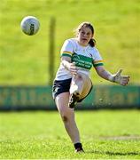 30 March 2025; Michelle Monaghan of Leitrim during the Lidl Ladies National Football League Division 4 semi-final match between Antrim and Leitrim at O'Raghallaigh Park in Kingscourt, Cavan. Photo by Tyler Miller/Sportsfile