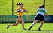 30 March 2025; Ana Mulholland of Antrim during the Lidl Ladies National Football League Division 4 semi-final match between Antrim and Leitrim at O'Raghallaigh Park in Kingscourt, Cavan. Photo by Tyler Miller/Sportsfile