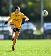 30 March 2025; Maria O'Neill of Antrim during the Lidl Ladies National Football League Division 4 semi-final match between Antrim and Leitrim at O'Raghallaigh Park in Kingscourt, Cavan. Photo by Tyler Miller/Sportsfile