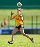 30 March 2025; Sarah O'Neill of Antrim during the Lidl Ladies National Football League Division 4 semi-final match between Antrim and Leitrim at O'Raghallaigh Park in Kingscourt, Cavan. Photo by Tyler Miller/Sportsfile