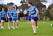 31 March 2025; Hugo Keenan during Leinster Rugby squad training at UCD in Dublin. Photo by Ramsey Cardy/Sportsfile