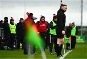 29 March 2025; Down manager Ronan Sheehan during the Allianz Hurling League Division 2 final match between Down and Kildare at Grattan Park in Inniskeen, Monaghan. Photo by Daire Brennan/Sportsfile