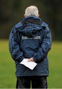 13 January 2013; Clare manager Mick O'Dwyer. McGrath Cup Quarter-Final, Limerick v Clare, Pairc na nGael, Foynes, Co. Limerick. Picture credit: Stephen McCarthy / SPORTSFILE